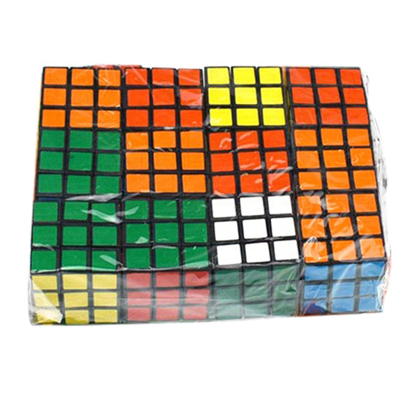 Multicolor speed cube showing different color patterns